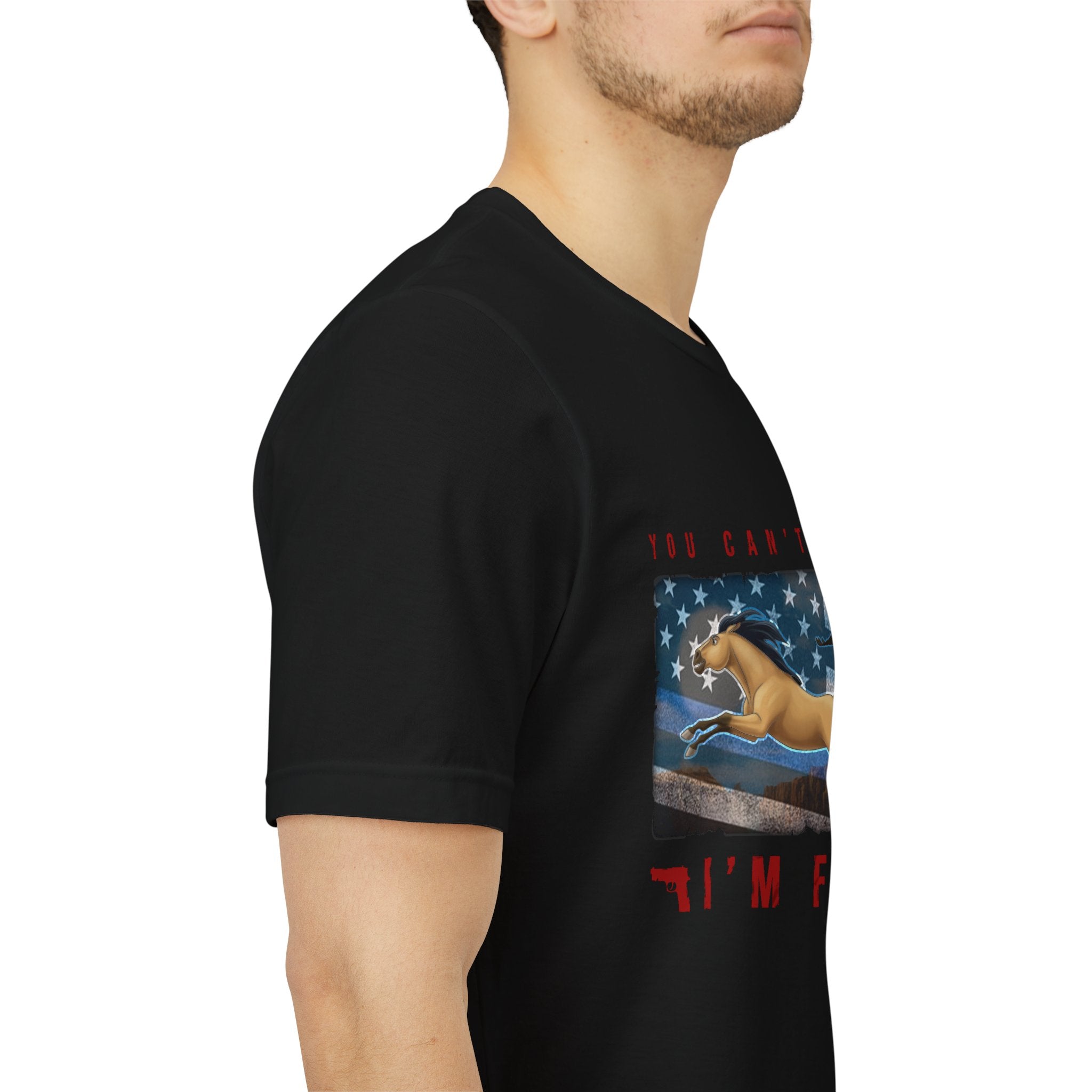 You Can't Take Me I'm Free - American Patriotic Tee