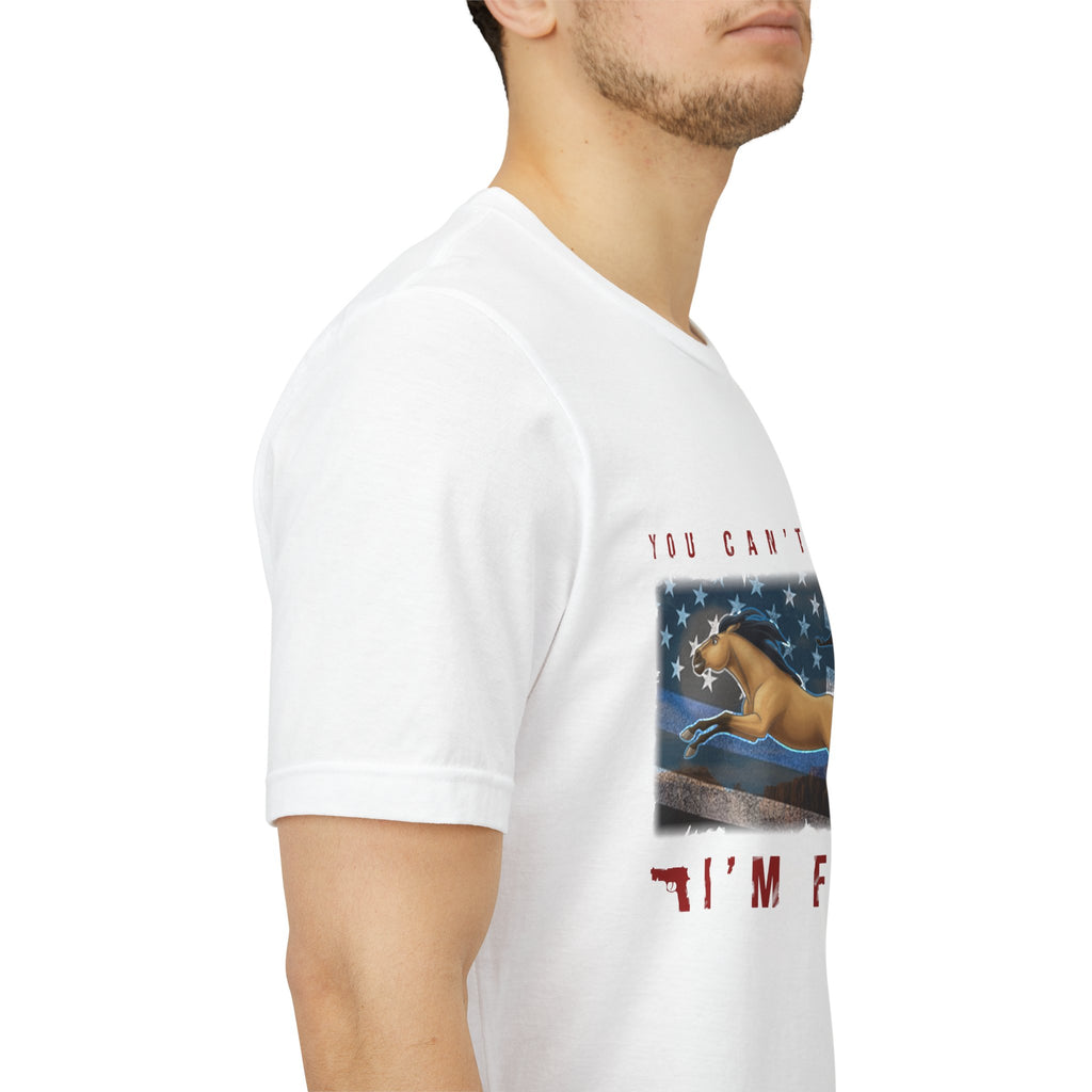 You Can't Take Me I'm Free - American Patriotic Tee