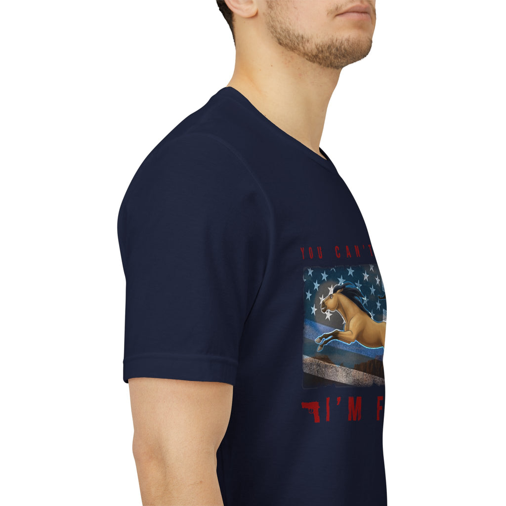 You Can't Take Me I'm Free - American Patriotic Tee