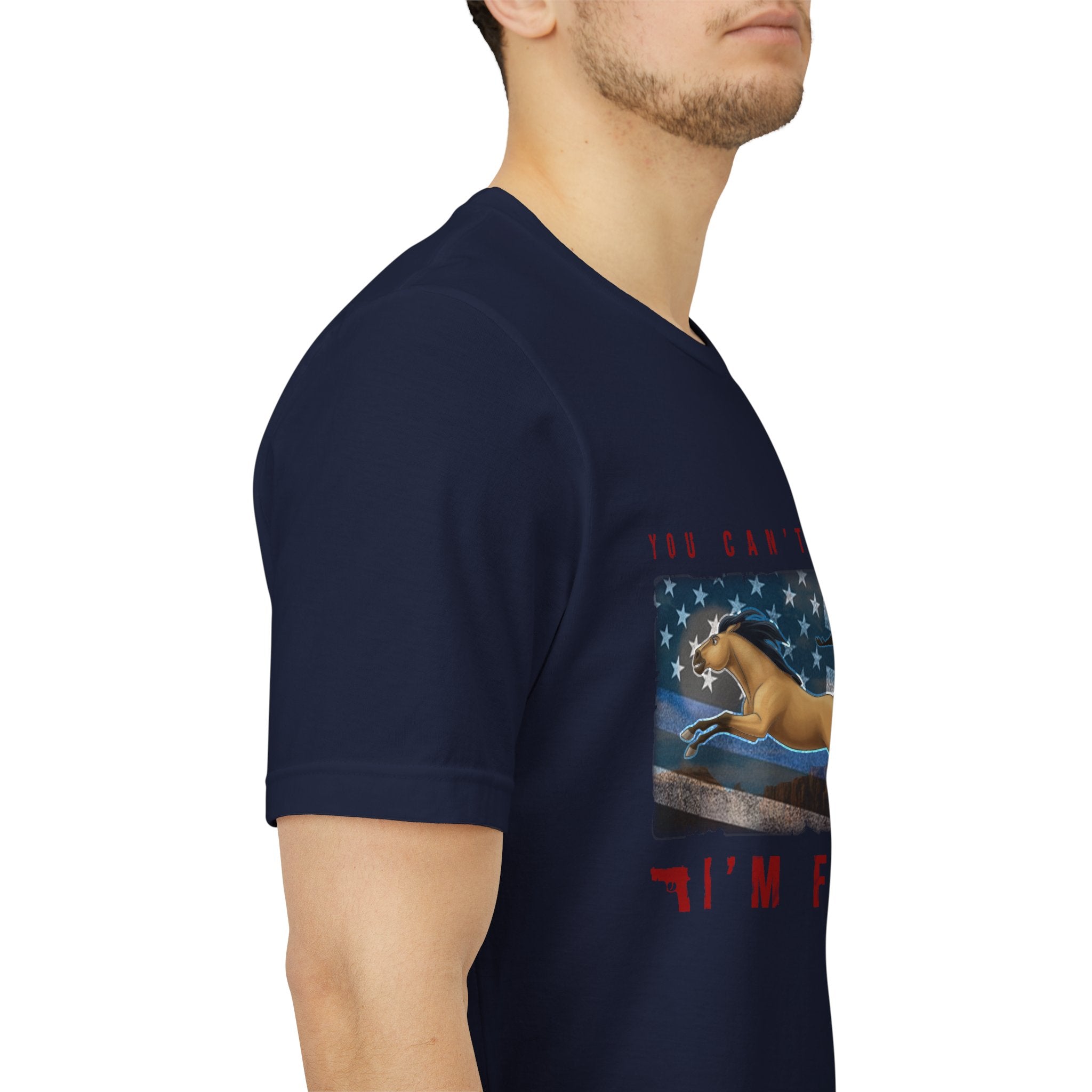 You Can't Take Me I'm Free - American Patriotic Tee